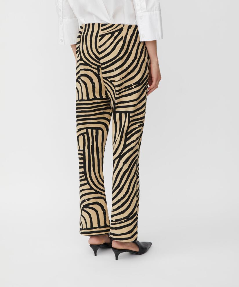 Pantalon Imprimé En Qualité Jersey Épais, Travertine