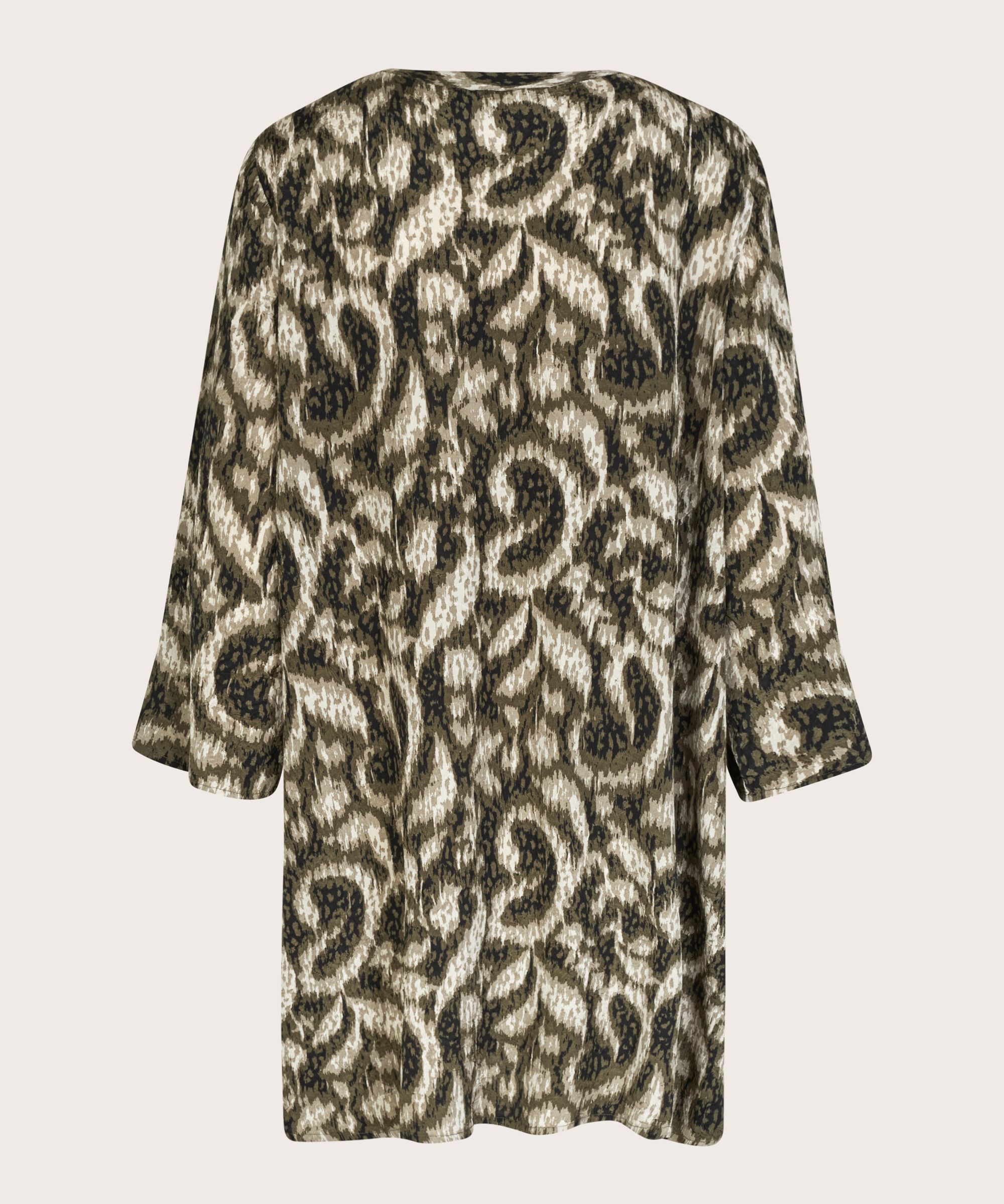 Tunique En Viscose Imprimée À Manches Trois-quarts, Sea Turtle