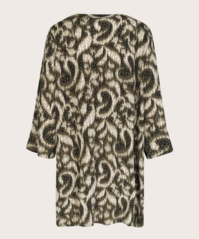 Tunique En Viscose Imprimée À Manches Trois-quarts, Sea Turtle