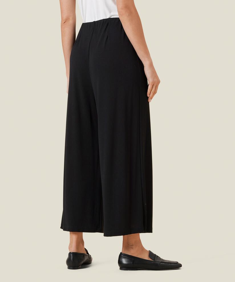 Pantalon En Jersey Avec Taille Élastique, Black