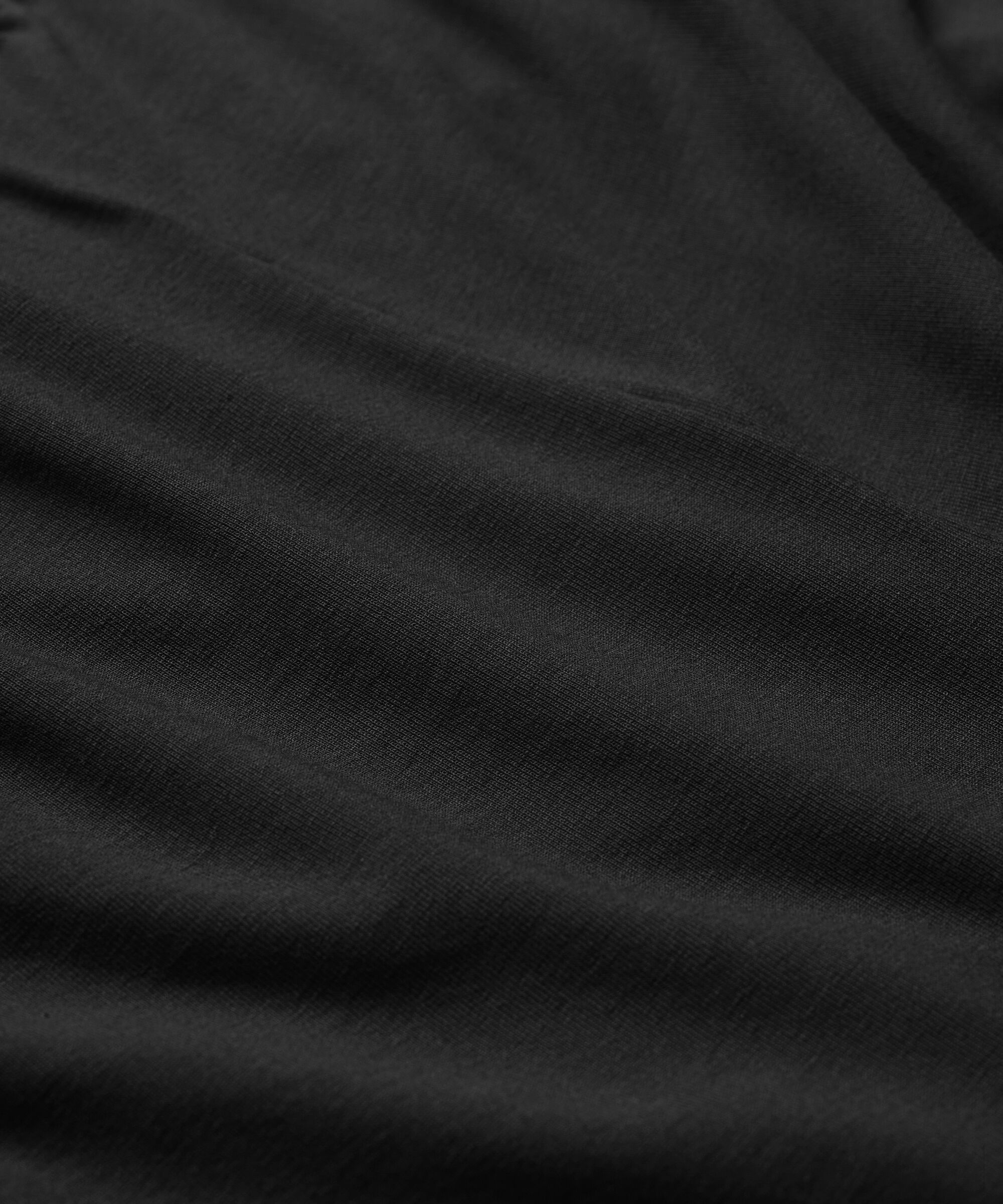 Legging Long En Jersey Doux, Black
