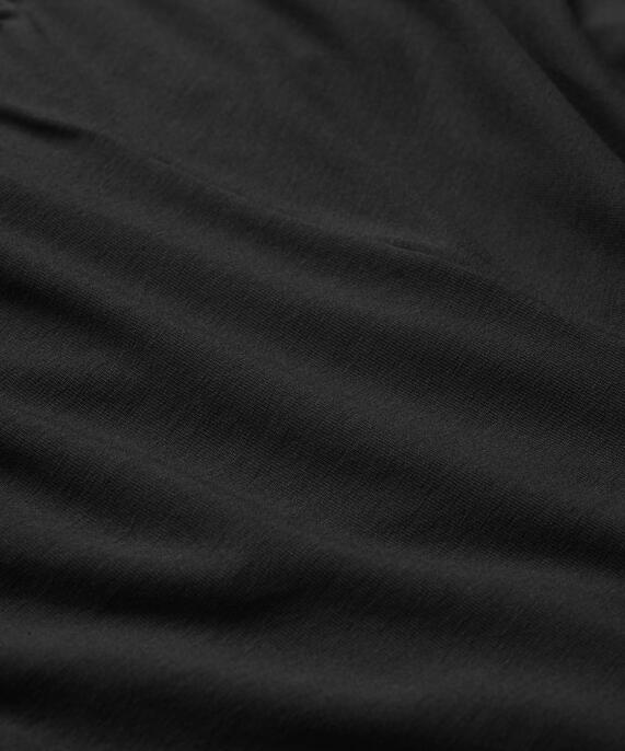 Legging Long En Jersey Doux, Black