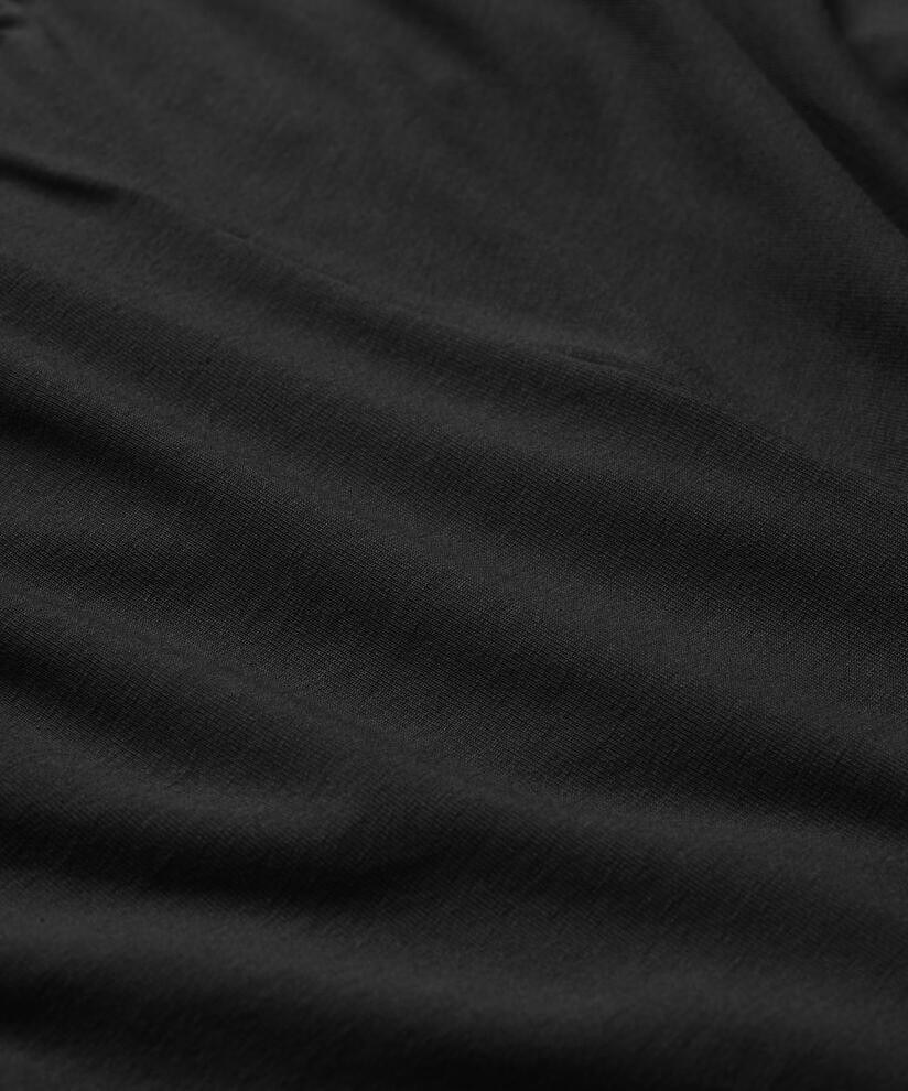 Legging Long En Jersey Doux, Black