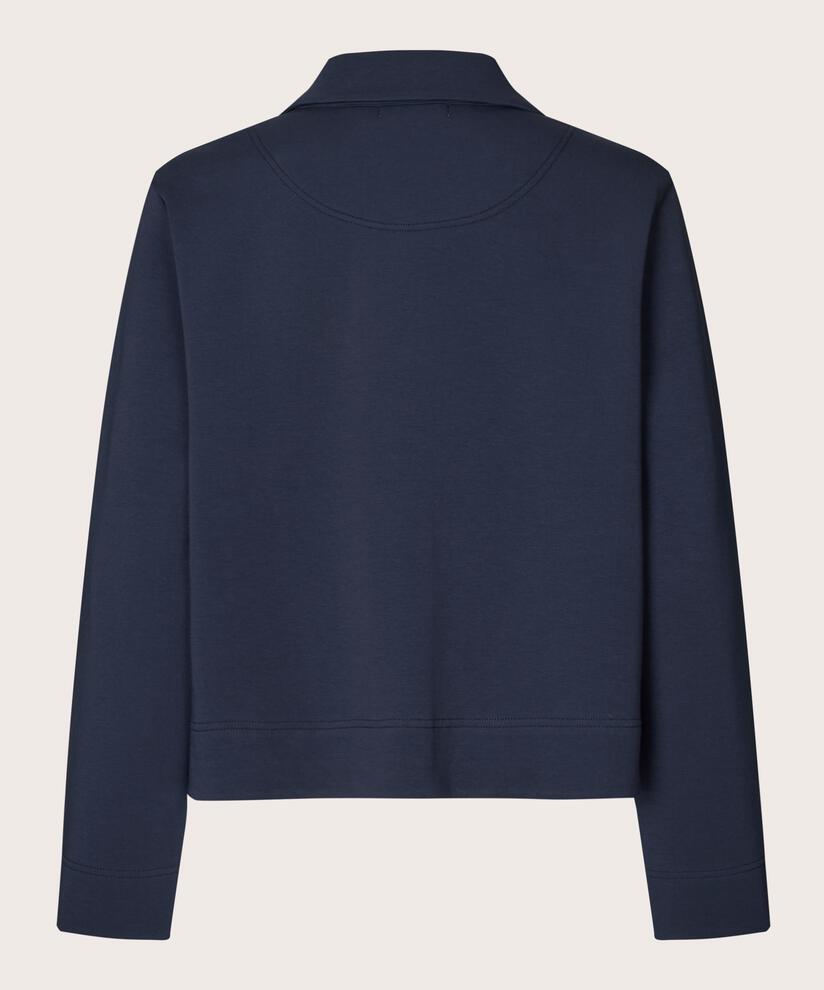 veste courte en jersey épais, Navy Blazer