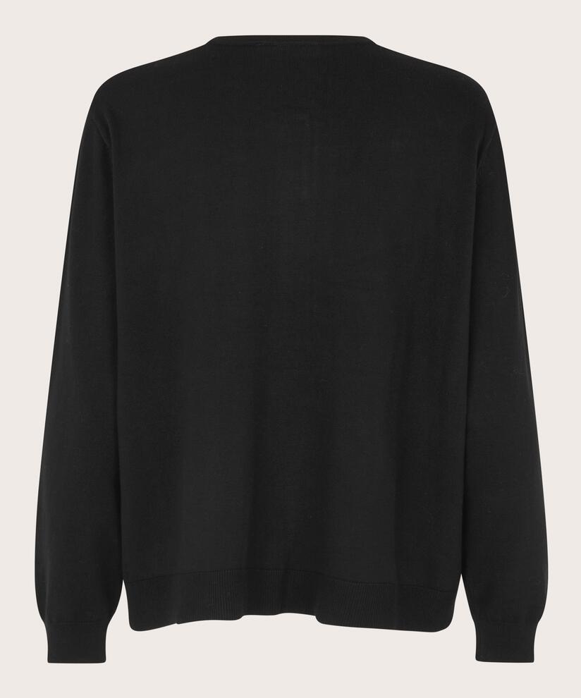 Cardigan avec boutons, Black
