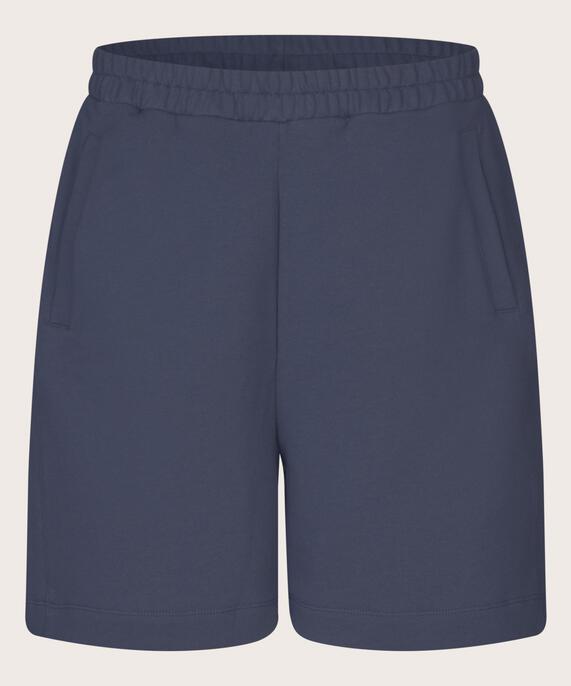 Short en qualité sweat-shirt avec taille élastique, Mood Indigo