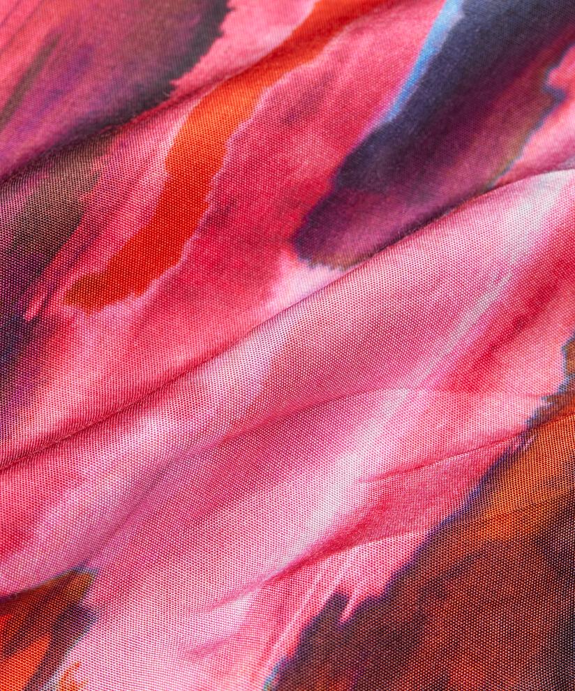 Blouse En Viscose Imprimée À Col V, Sun Tomato
