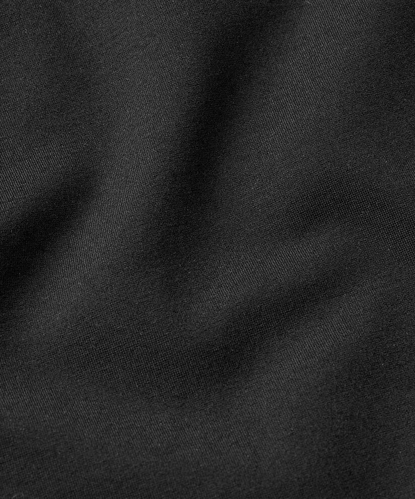 Pantalon En Jersey Épais Avec Détails De Boutons, Black