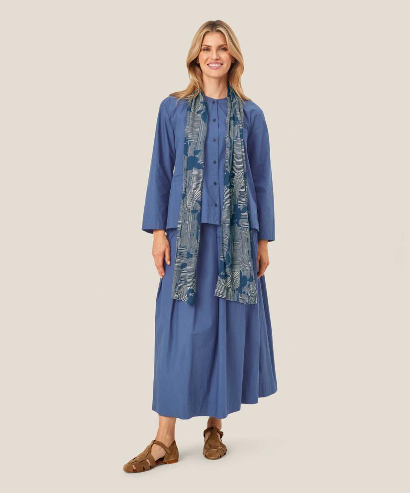 écharpe en viscose imprimée, Sargasso Sea