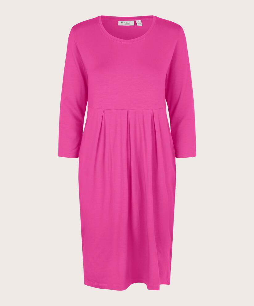 robe tulipe en jersey , Fuchsia Red
