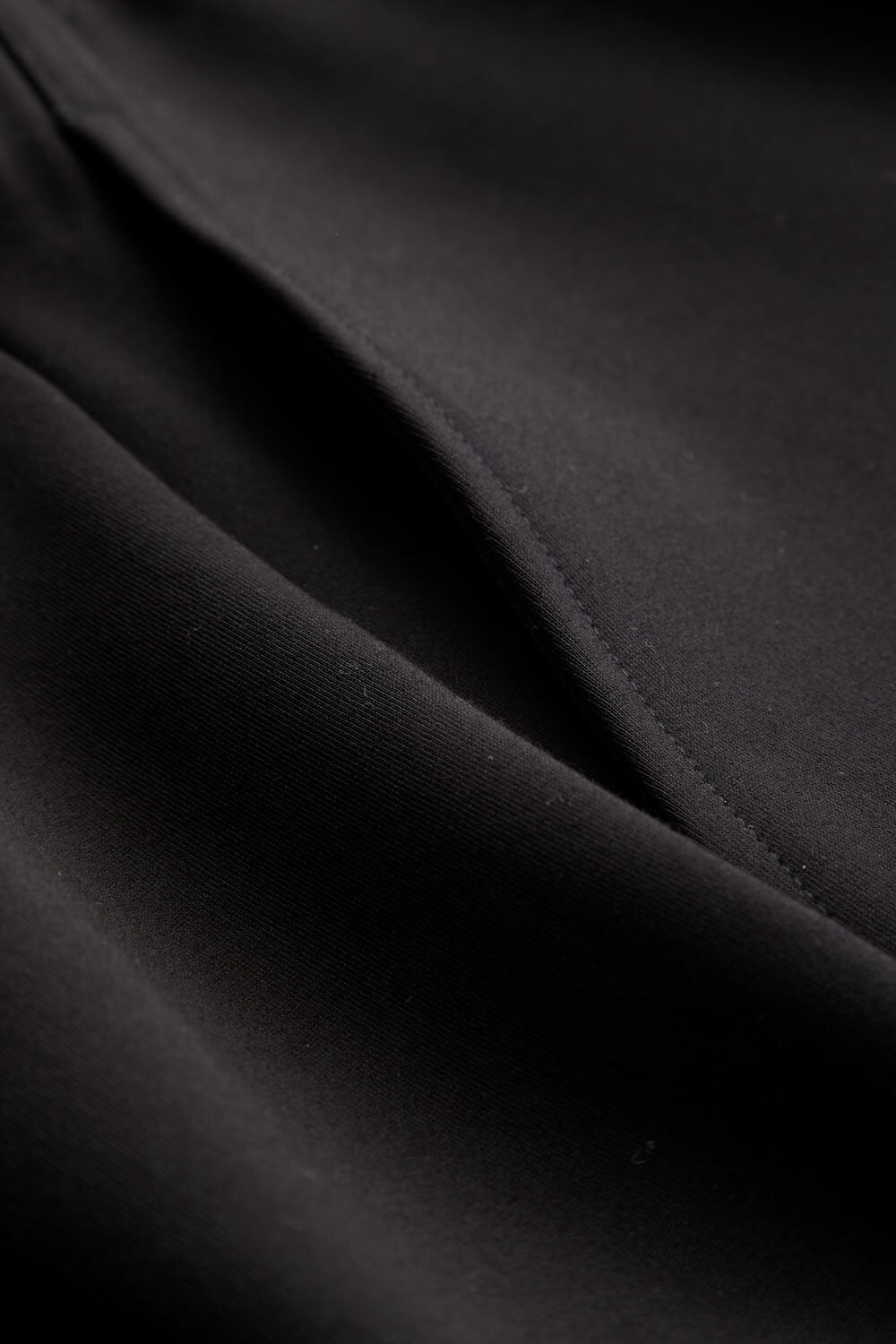 pantalon en jersey &eacute;pais avec poches, Black