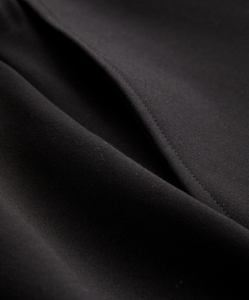 pantalon en jersey épais avec poches, Black