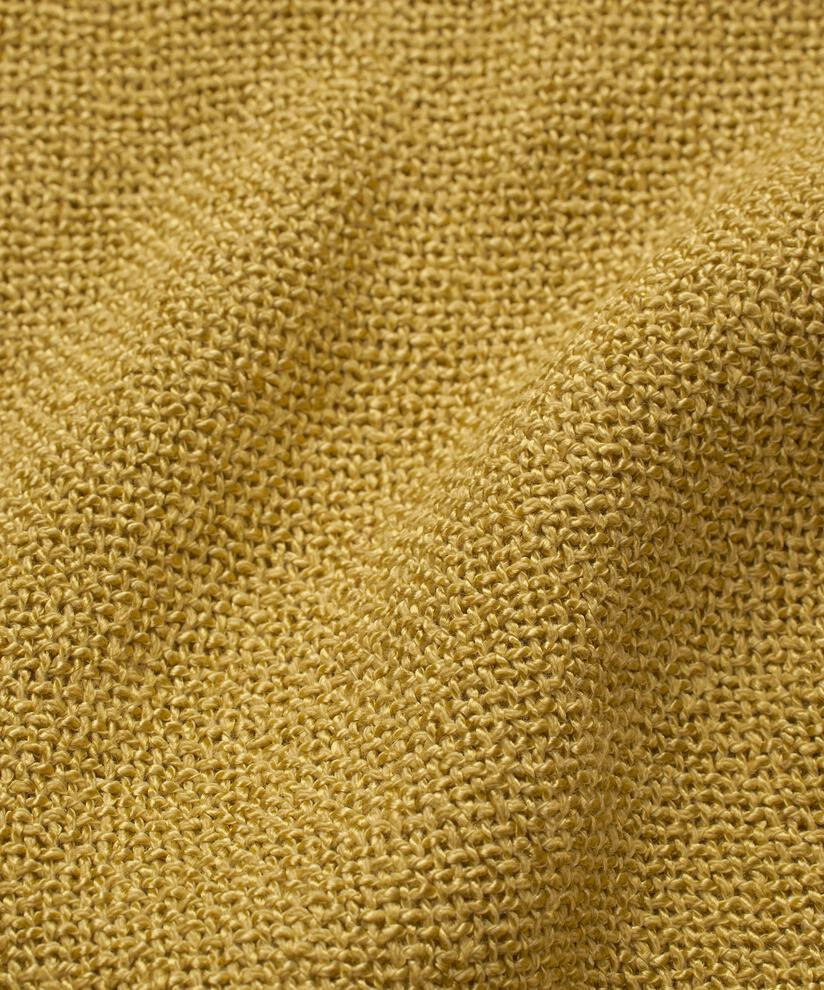 blouse bouclée à manches 3/4, Burnish Gold