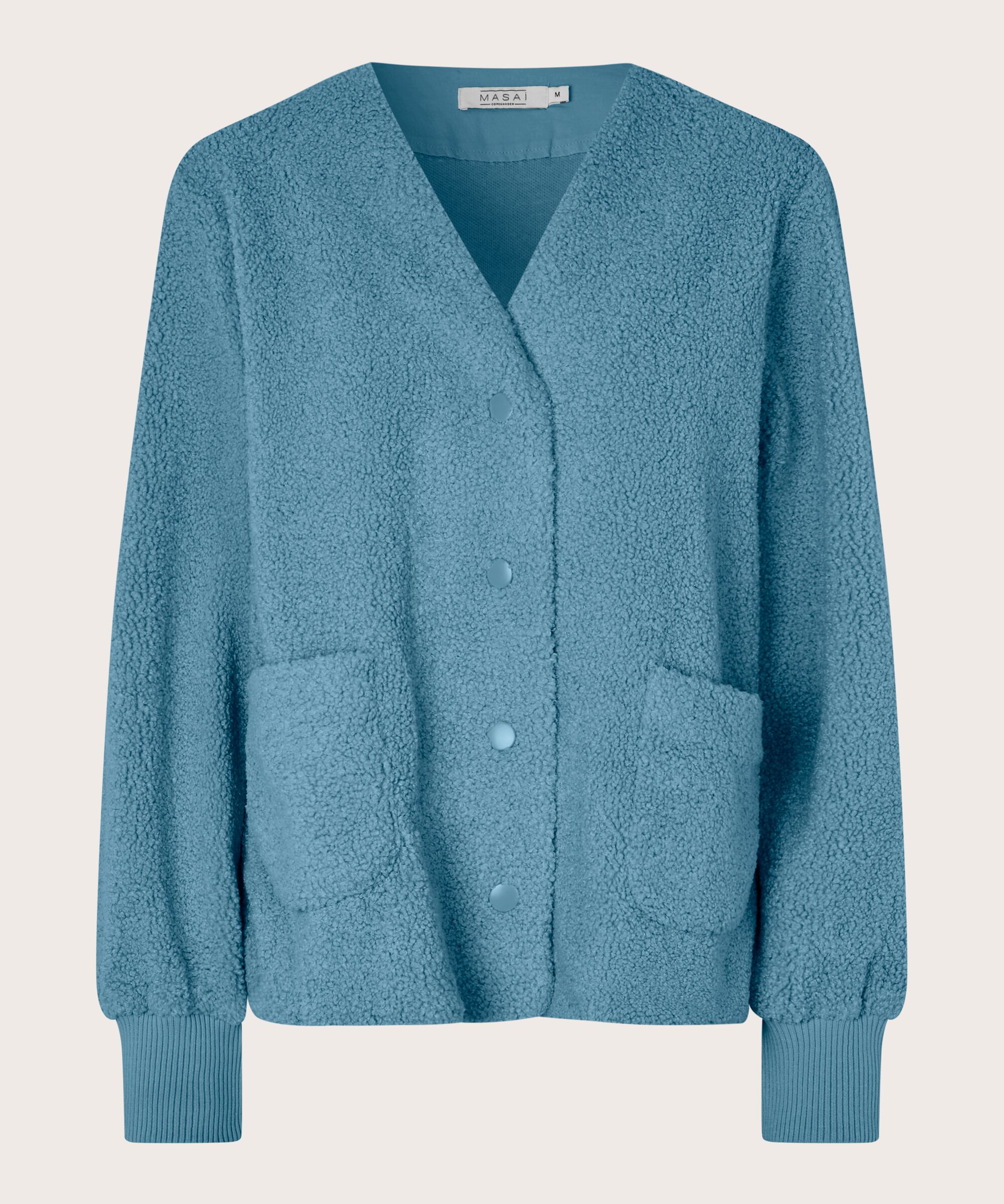 Veste Courte En Polaire Teddy, Proven Blue