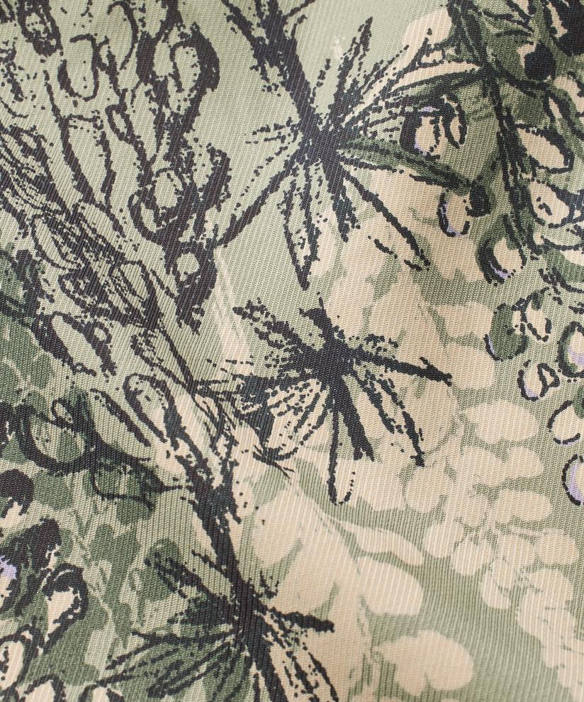 blouse en viscose avec bord volanté sur la manche, Seagrass
