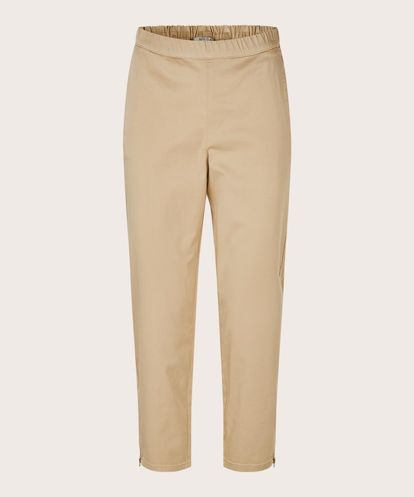 Pantalon À La Cheville En Coton Stretch, Safari