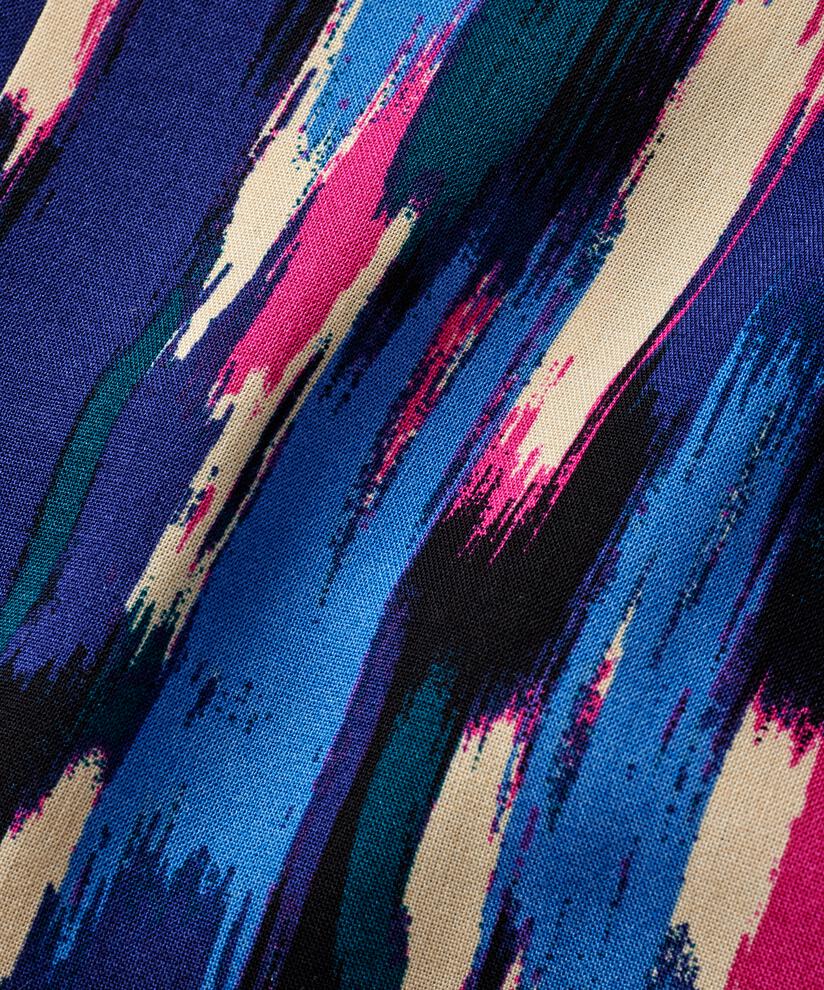 Écharpe En Viscose Imprimée, Federal Blue