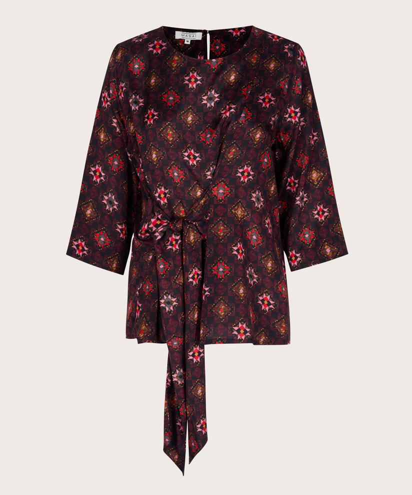 Bee Blouse, Tango Red