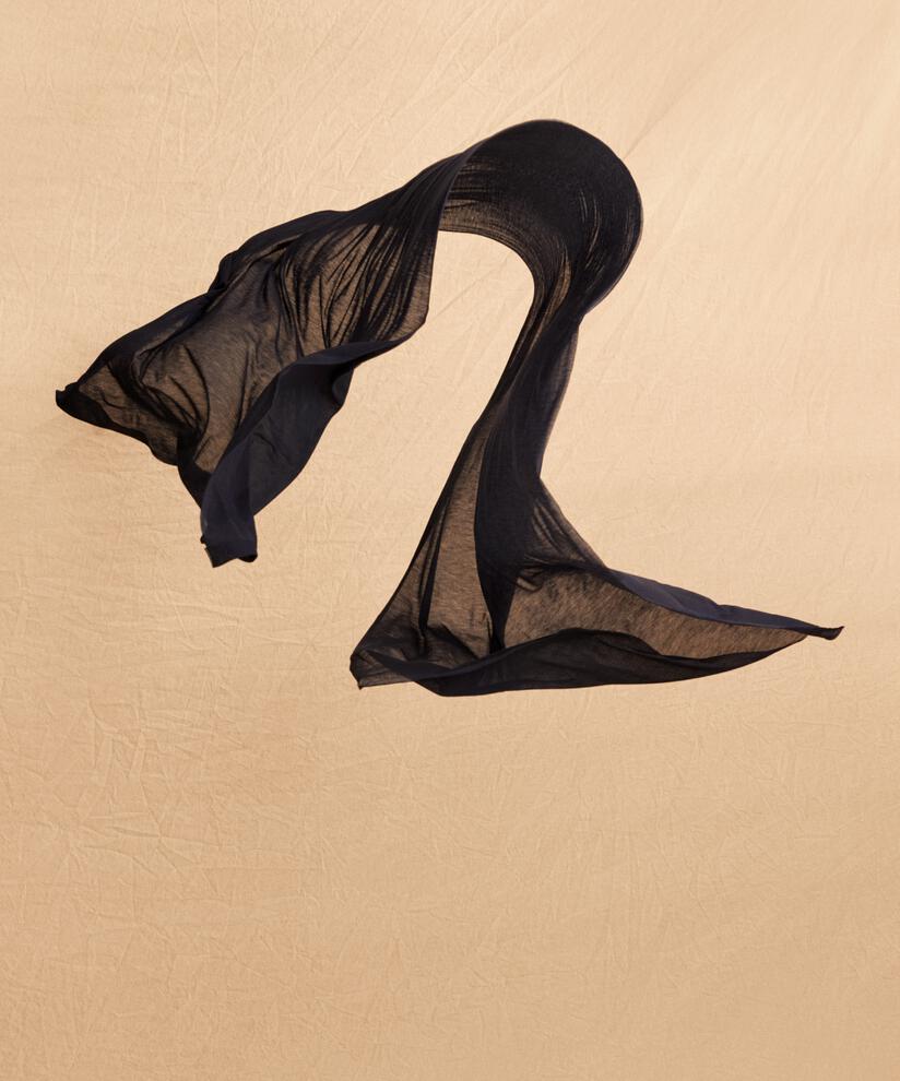 Écharpe En Modal, Black