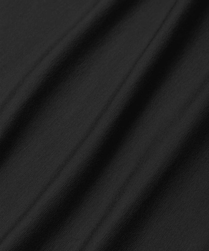 robe en jersey avec largeur, Black