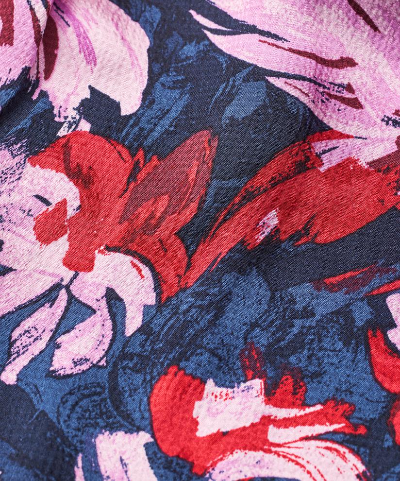 robe en viscose brillante avec poches fendues, Scarlet Sage
