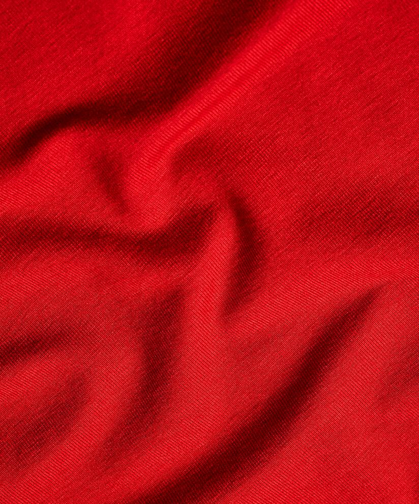 robe tulipe en jersey , Haute Red