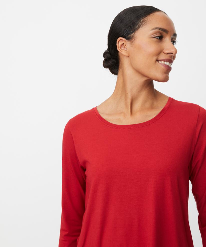Top En Jersey Á Col Rond, Scarlet Sage