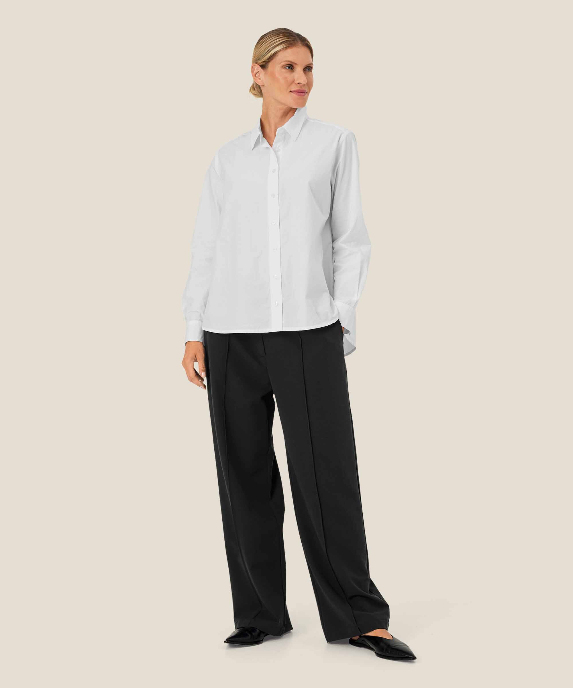 Chemise Boutonnée En Coton, White