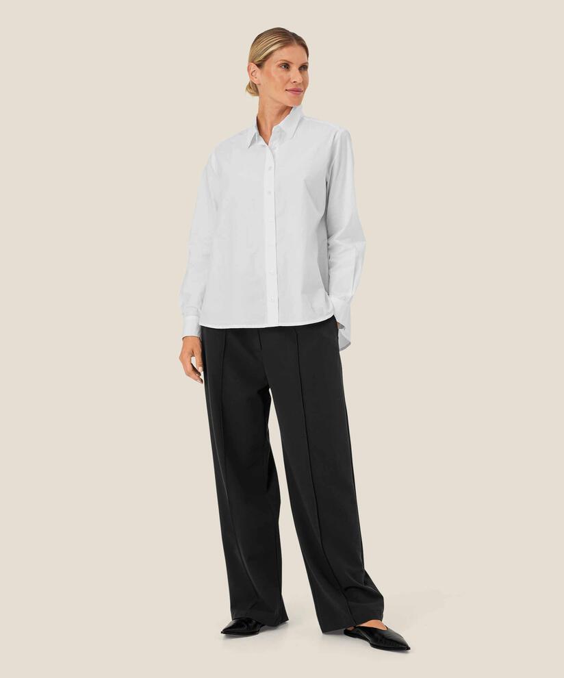 Chemise Boutonnée En Coton, White