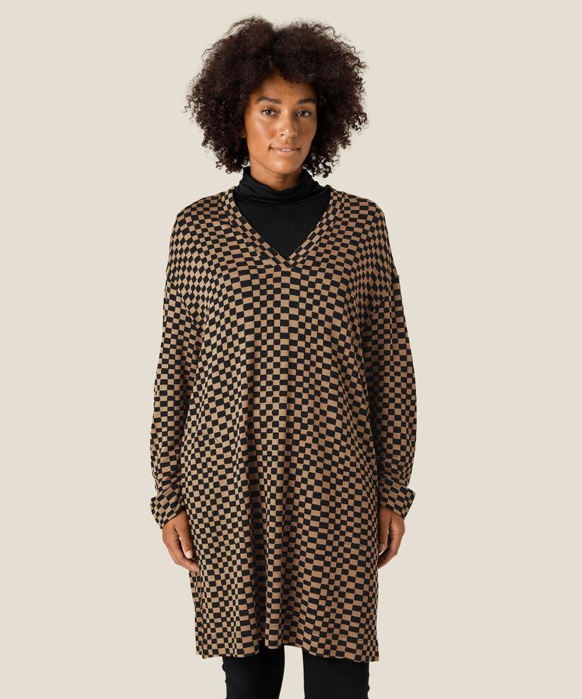 Giba JERSEY Tunic, Tobacco Brown