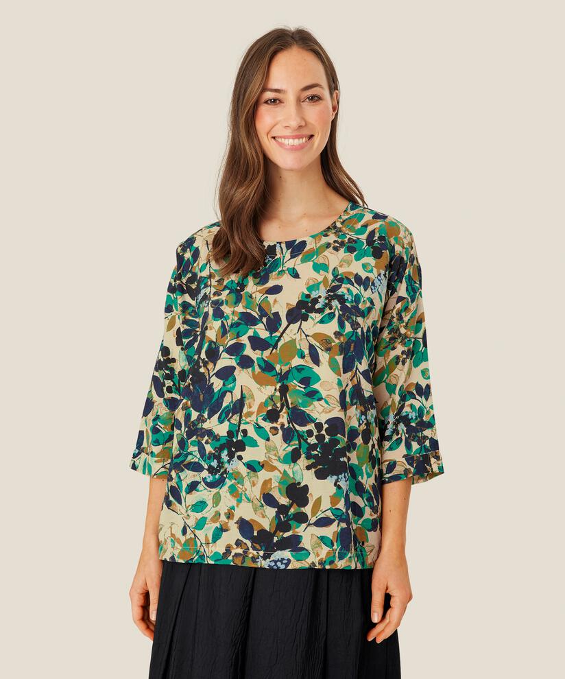 Blouse En Viscose À Manches 3/4, Greenlake