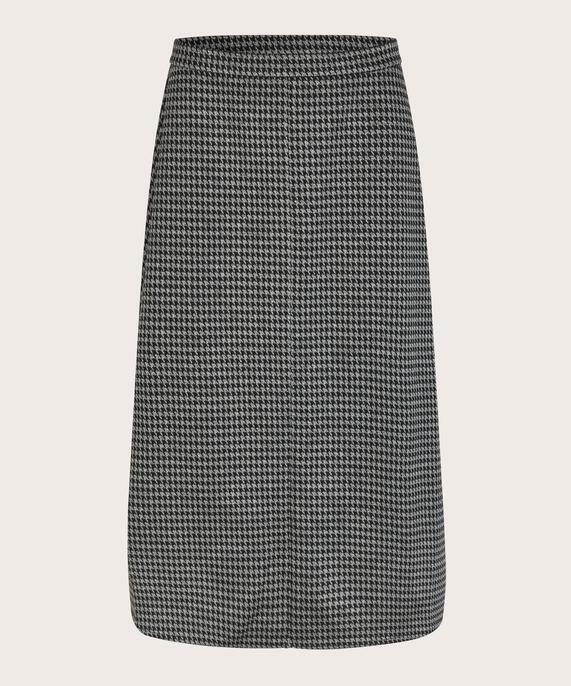 jupe en jersey épais avec taille élastiquée, Black