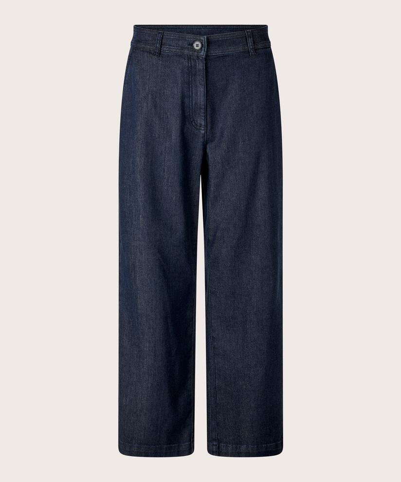 jeans avec stretch et jambe droite, Dark Denim