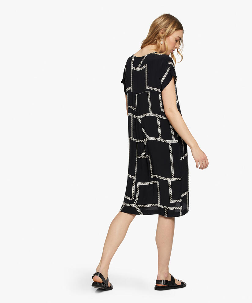 ODETTO DRESS, Black
