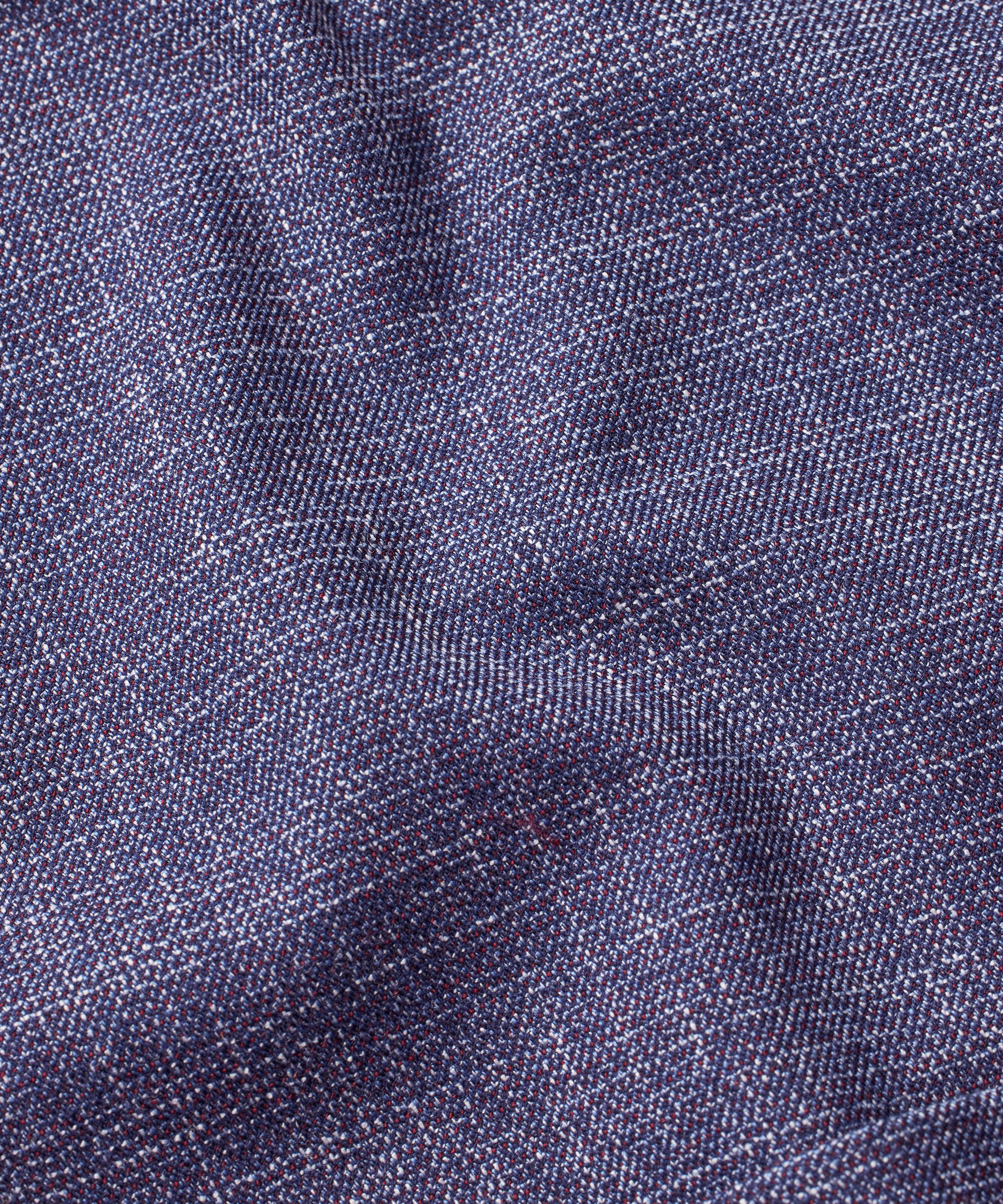 veste à col rond avec fermeture à boutons cachés, Navy Blazer