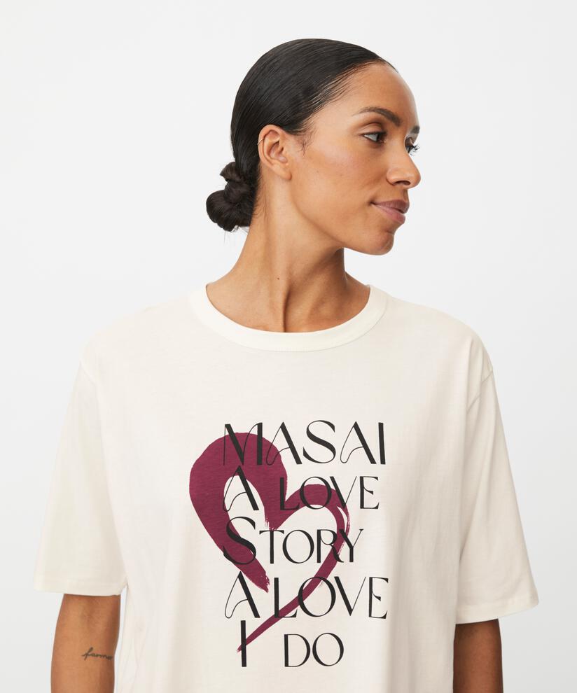 T-shirt En Coton Avec Imprimé, Jet Stream
