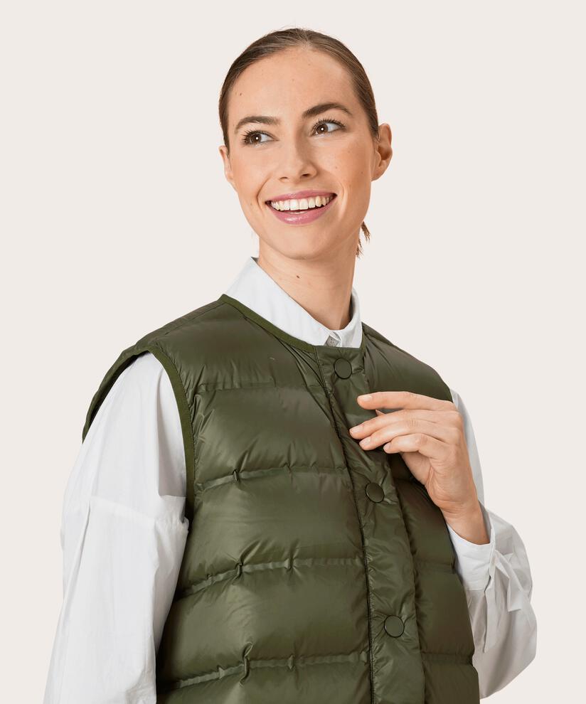 TUTTAN DOWN GILET, Olive Night