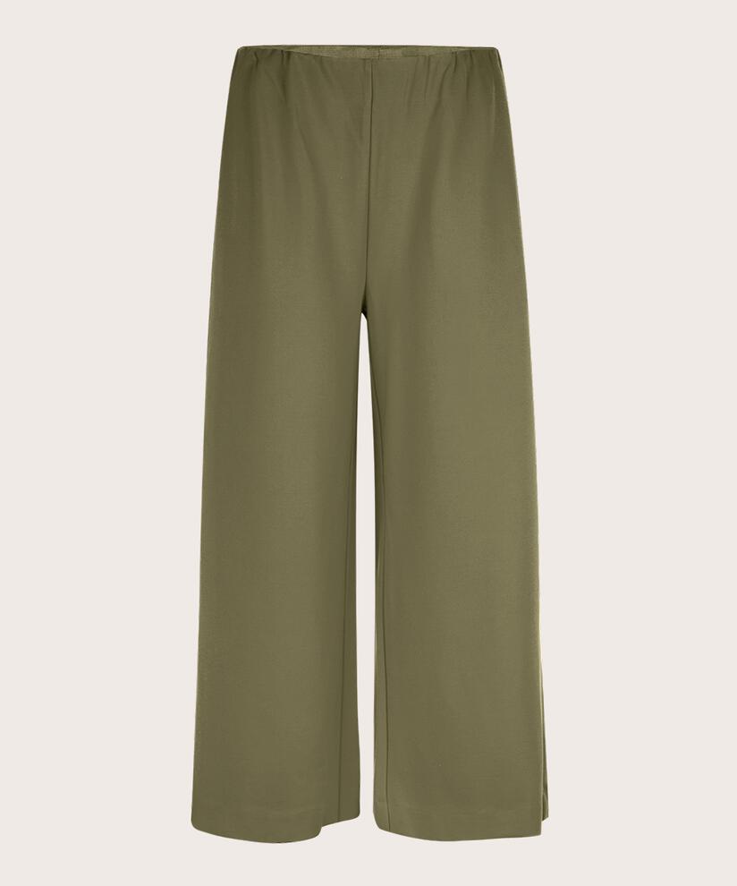 pantalon en jersey épais avec poches, D. Lichen Green