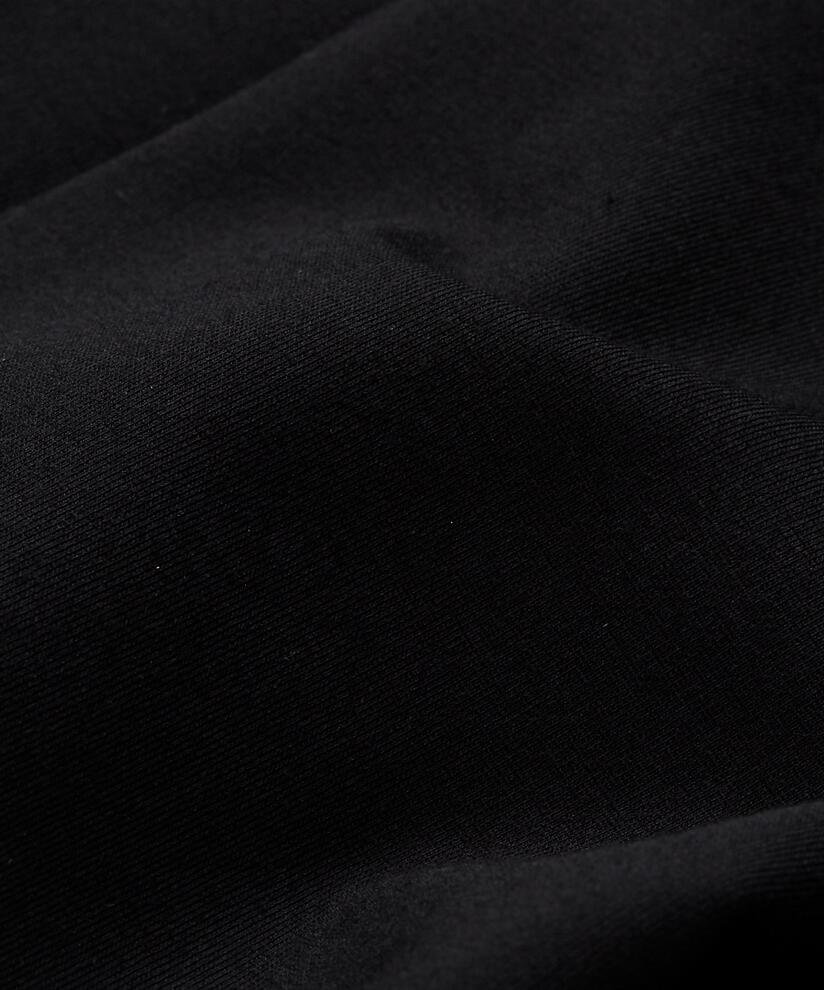 Pantalon Court En Jersey Épais, Black