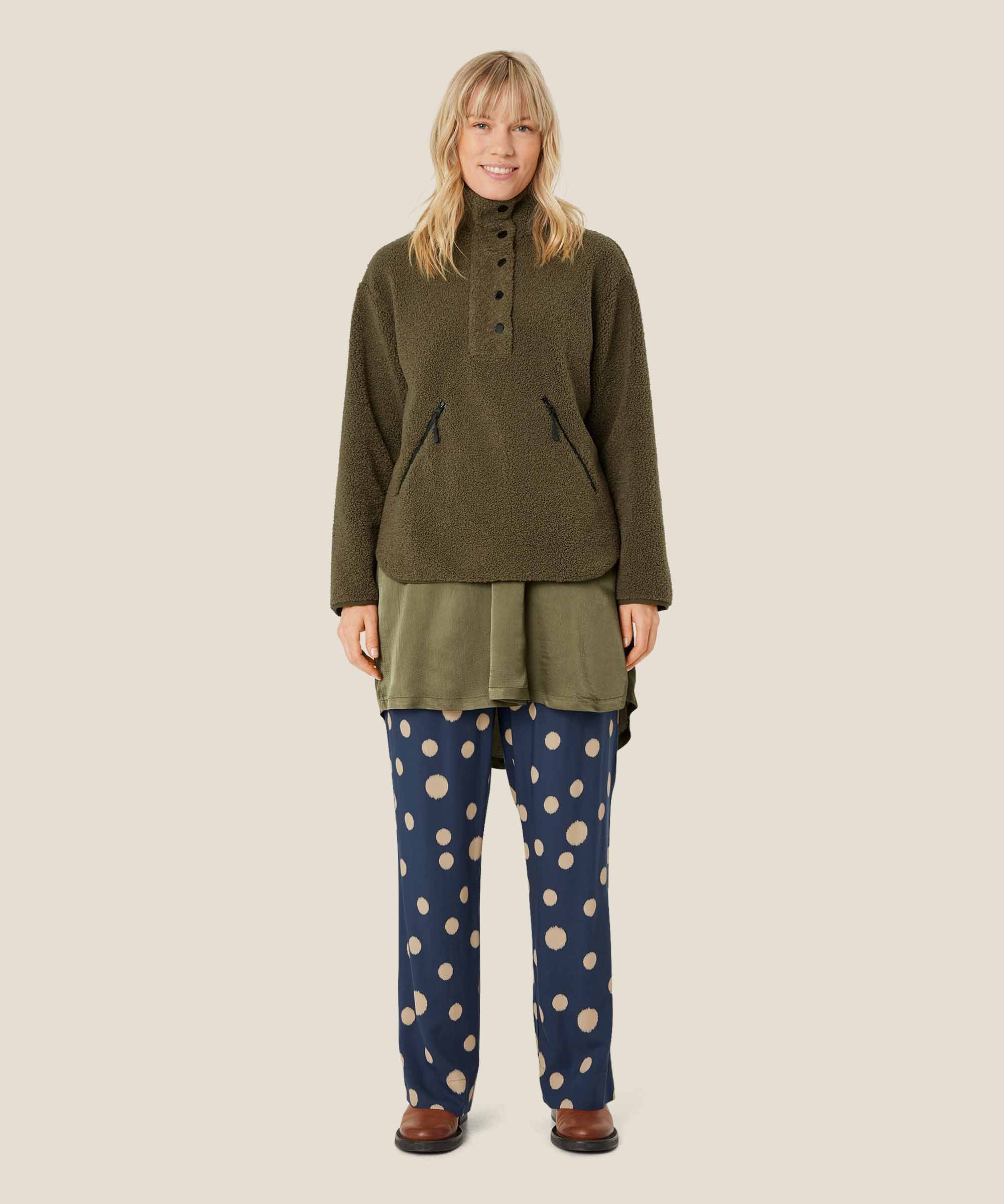 pull polaire teddy avec fermeture éclair, Sea Turtle