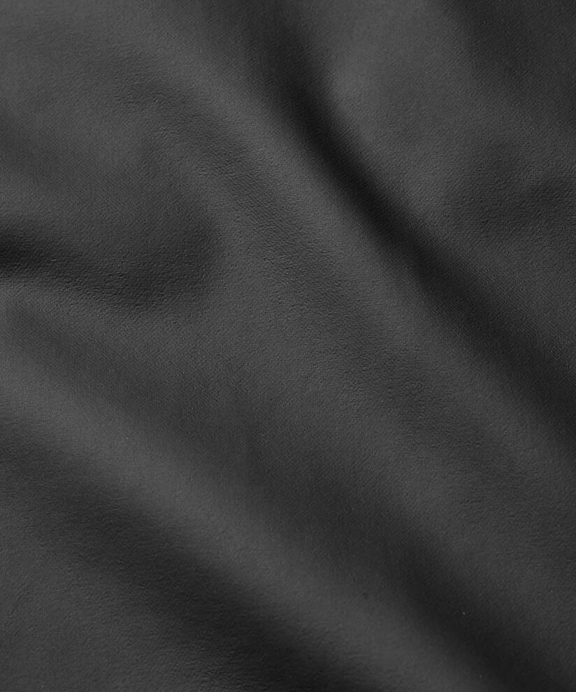 imperméable avec capuche et fermeture éclair à double curseur, Black