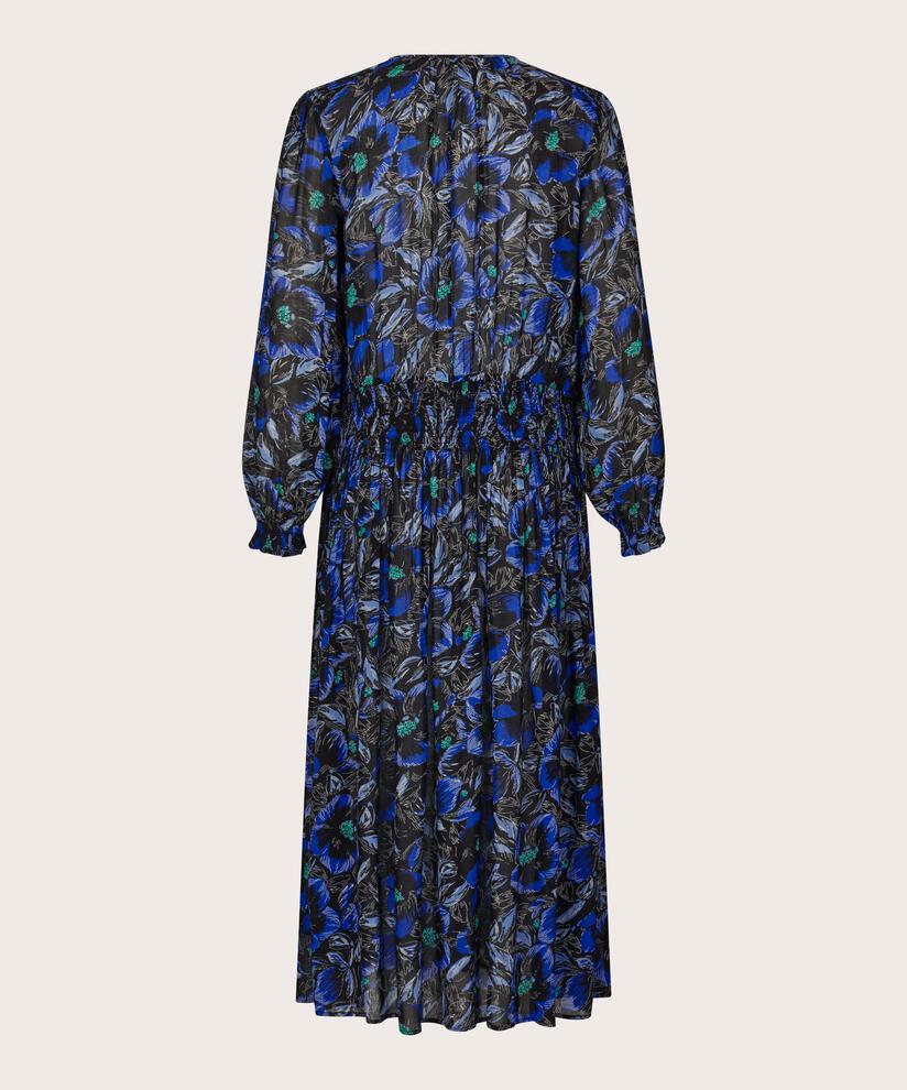 robe en viscose légèrement transparente avec smocks à la taille, Surf the web