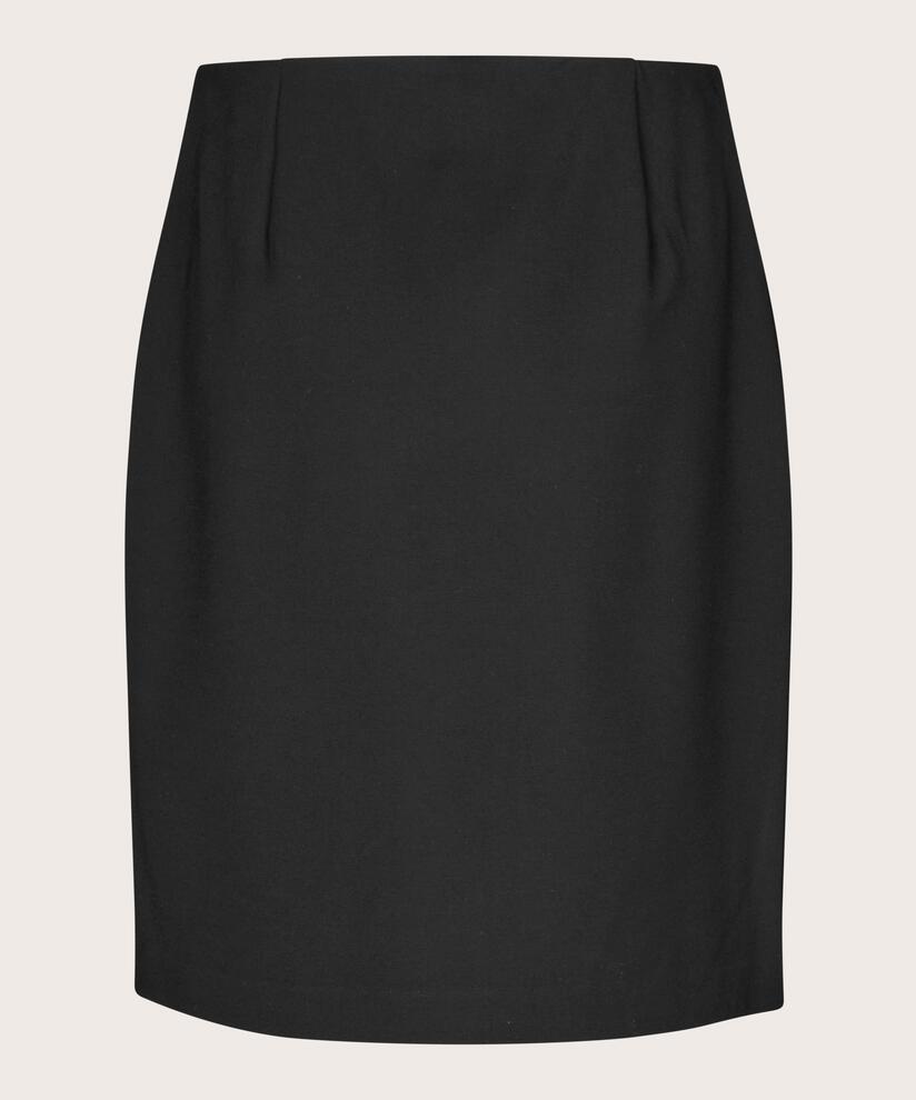 jupe courte en jersey stretch, Black
