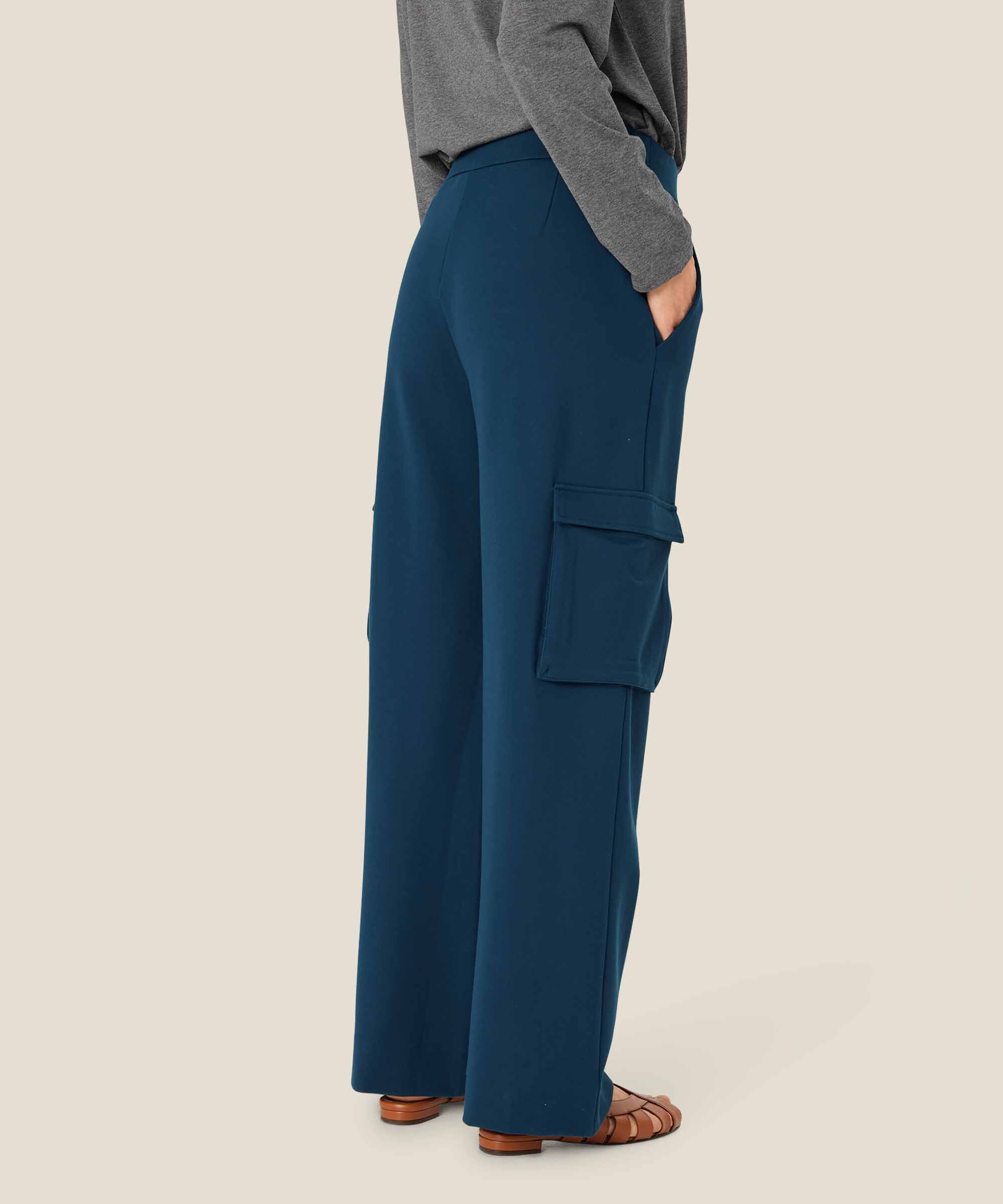 pantalon cargo en jersey résistant, Moonlit Ocean