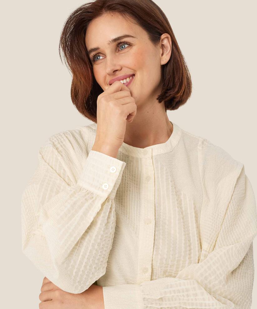 chemise en coton à col rond et machettes, Jet Stream
