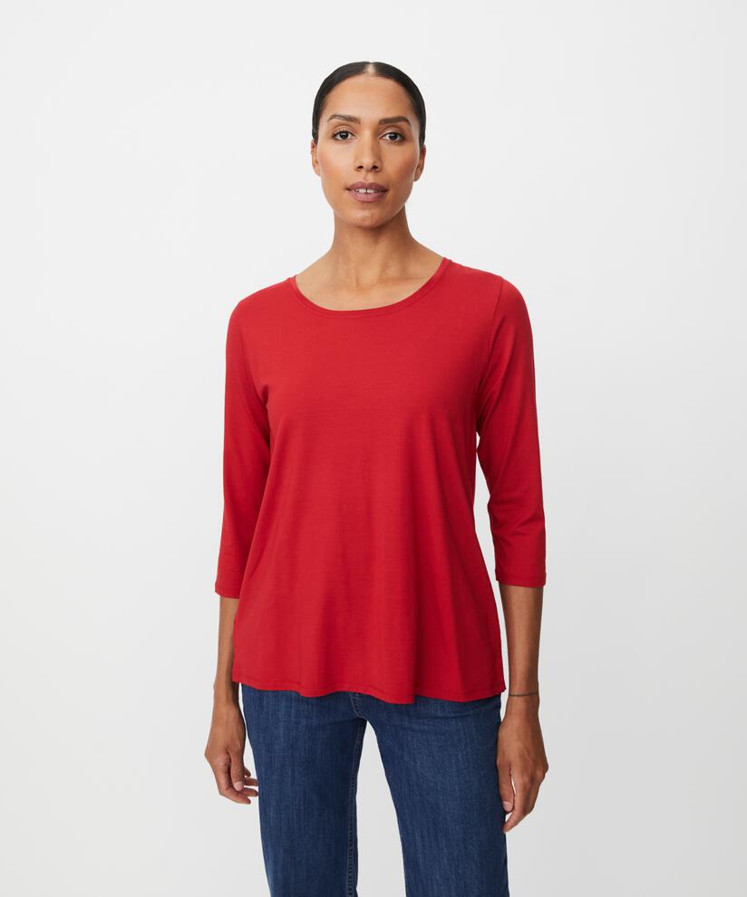 Top En Jersey Á Col Rond, Scarlet Sage