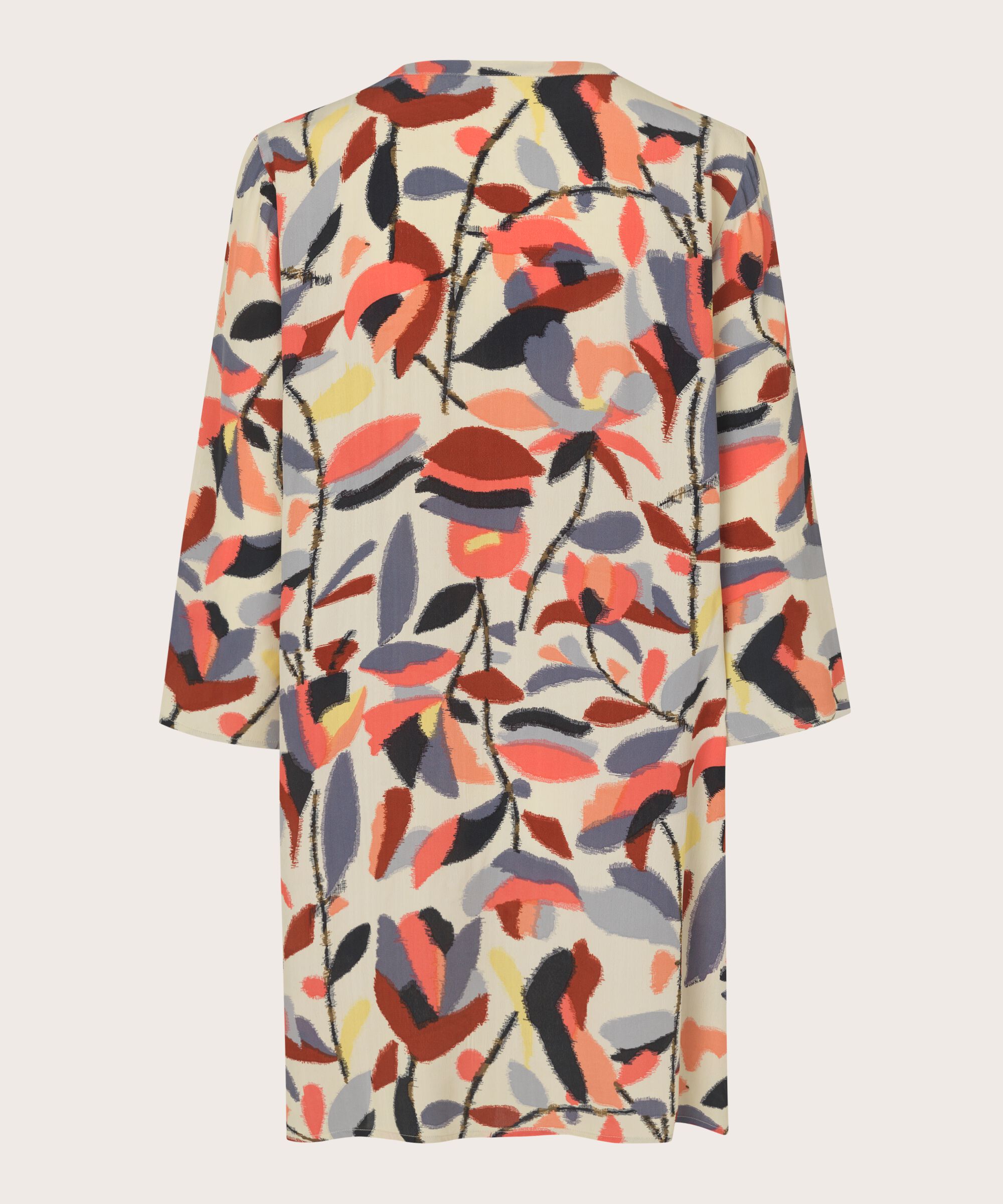 tunique imprimée manches 3/4, Calypso Coral
