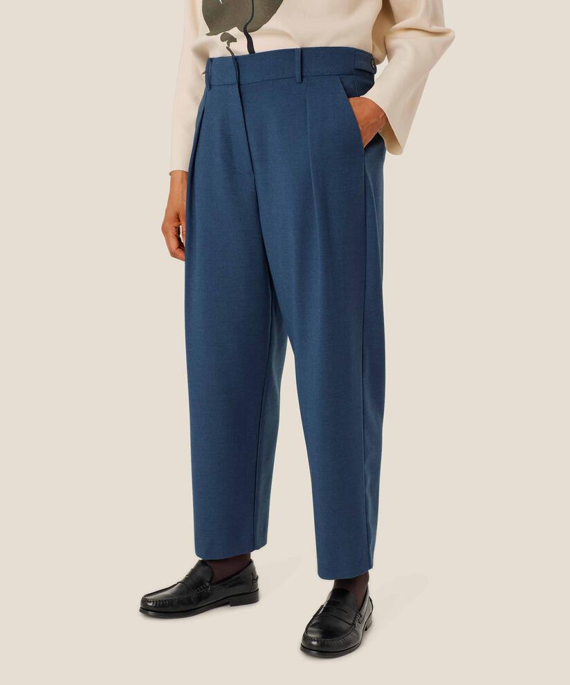 pantalon avec taille fixe et détails de boutons, Moonlit Ocean