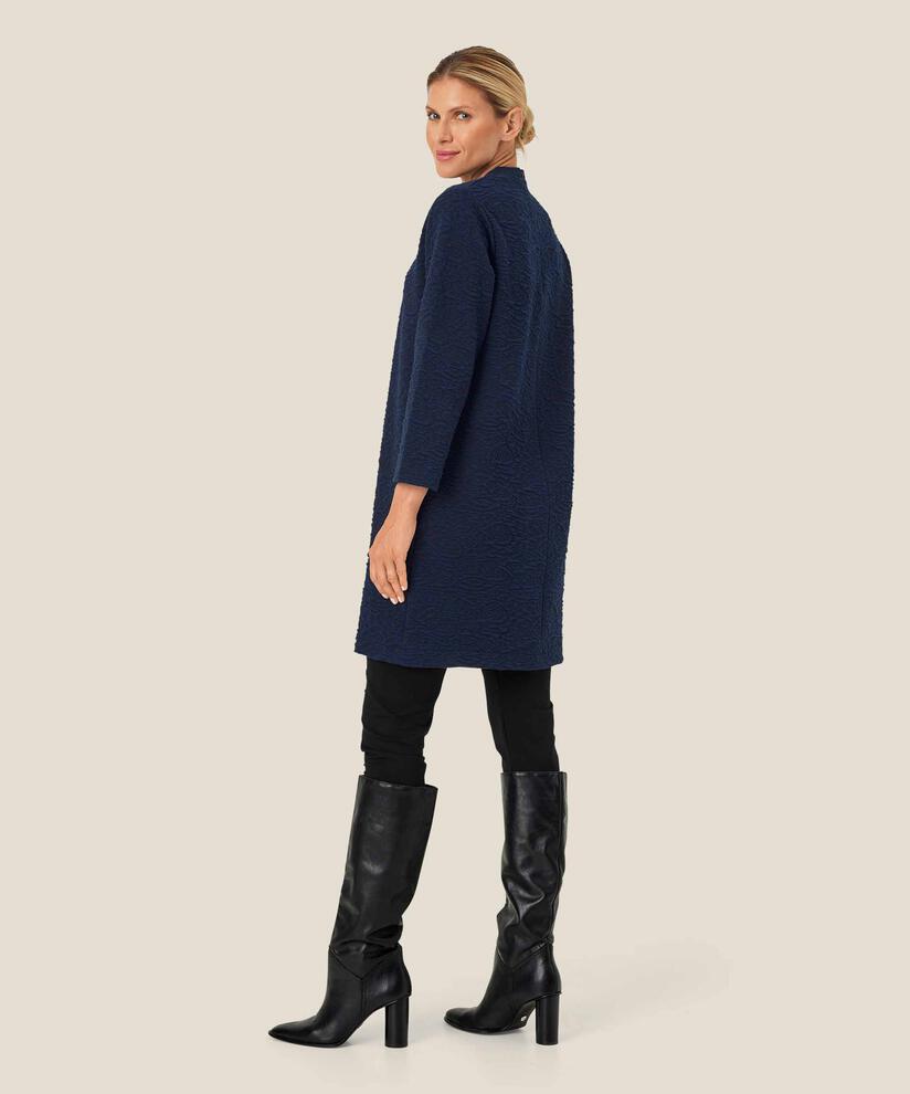 tunique en jersey avec zip au dos, Navy