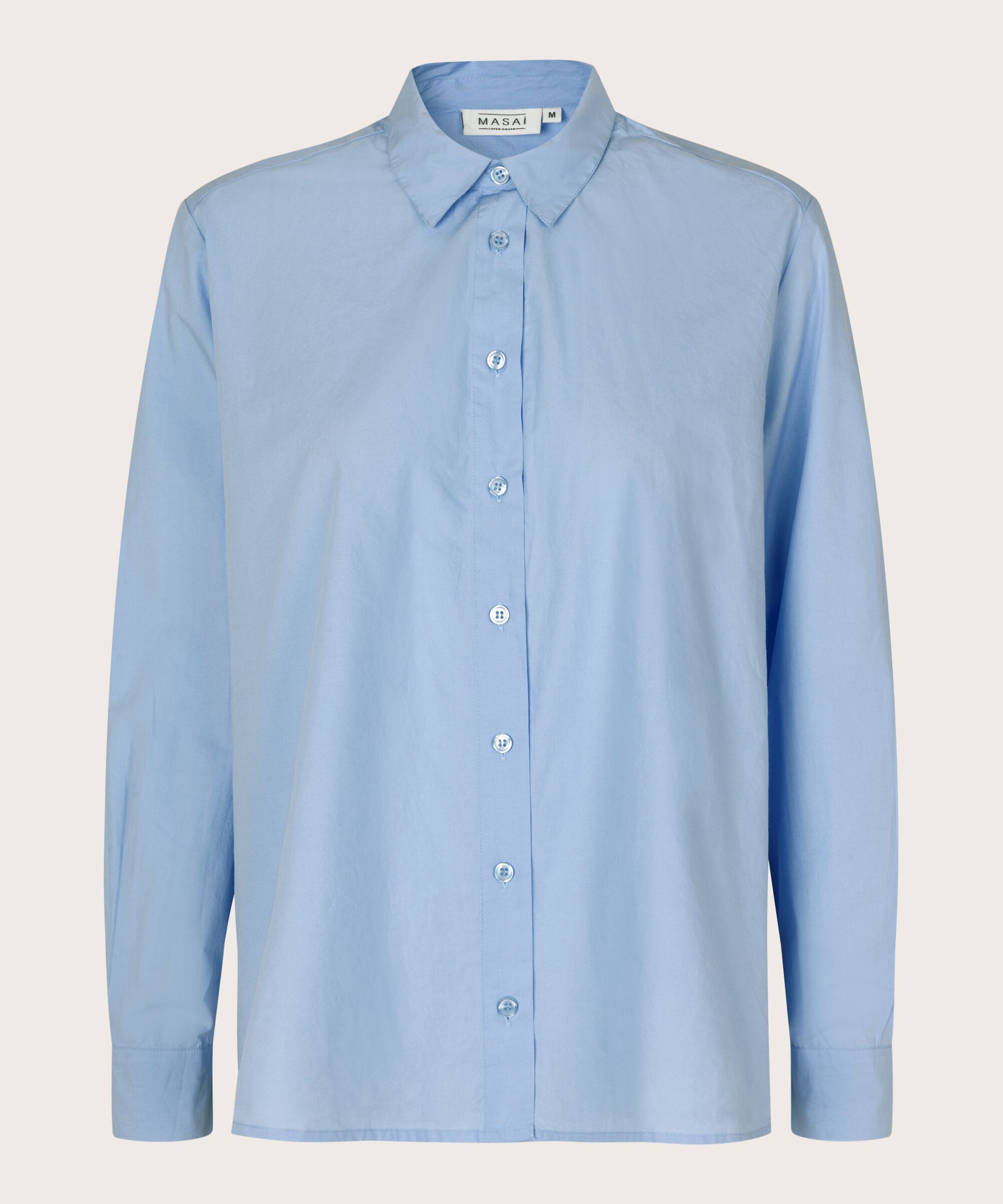 Chemise Boutonnée En Coton, Brunnera Blue